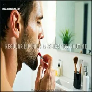 Regular Lip Balm Application Routine