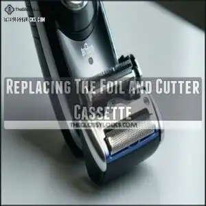 Replacing The Foil and Cutter Cassette