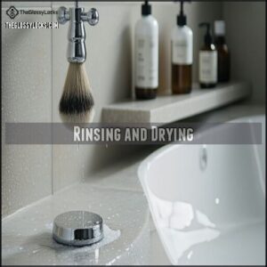 Rinsing and Drying
