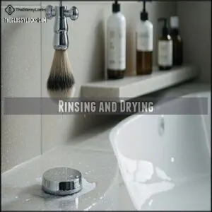 Rinsing and Drying
