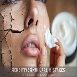 sensitive skin care mistakes