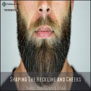 Shaping The Neckline and Cheeks