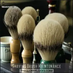 Shaving Brush Maintenance