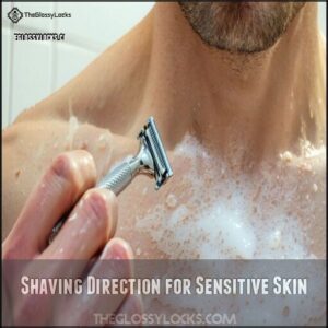 Shaving Direction for Sensitive Skin