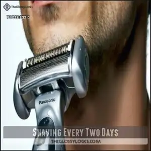 Shaving Every Two Days