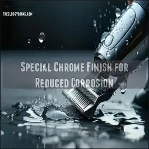 Special Chrome Finish for Reduced Corrosion