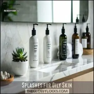 Splashes for Oily Skin