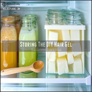 Storing The DIY Hair Gel