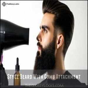 Style Beard With Comb Attachment