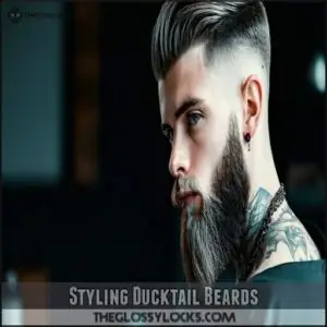 Styling Ducktail Beards