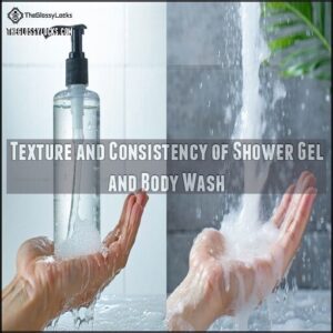 Texture and Consistency of Shower Gel and Body Wash