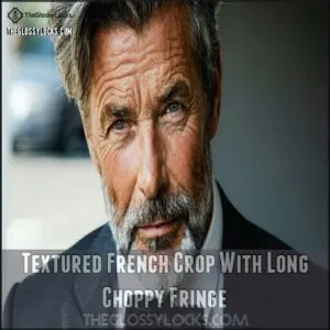Textured French Crop With Long Choppy Fringe