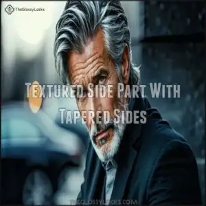 Textured Side Part With Tapered Sides
