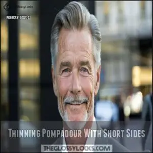 Thinning Pompadour With Short Sides