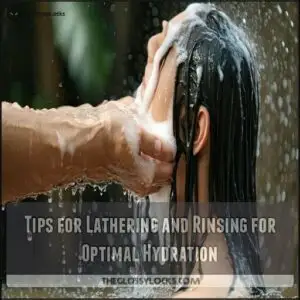 Tips for Lathering and Rinsing for Optimal Hydration