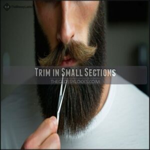 Trim in Small Sections