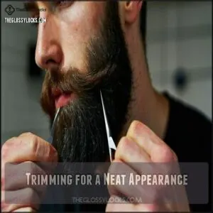 Trimming for a Neat Appearance
