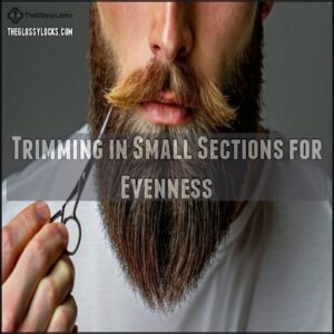 Trimming in Small Sections for Evenness