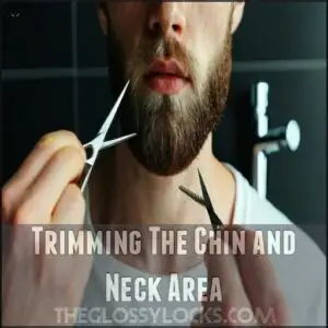 Trimming The Chin and Neck Area