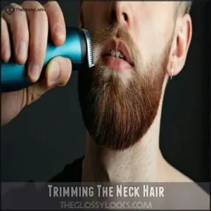 Trimming The Neck Hair Trimming The Neck Hair