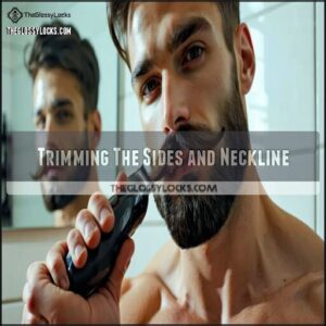 Trimming The Sides and Neckline