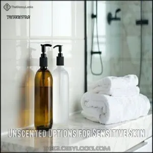 Unscented Options for Sensitive Skin