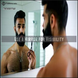 Use a Mirror for Visibility