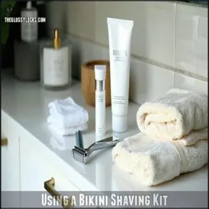 Using a Bikini Shaving Kit