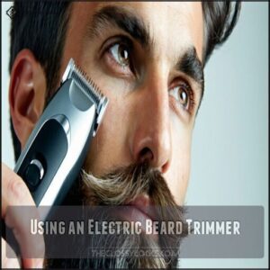 Using an Electric Beard Trimmer