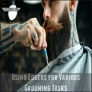 Using Edgers for Various Grooming Tasks