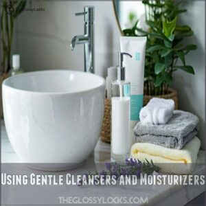 using gentle cleansers and moisturizers using gentle cleansers and moisturizers