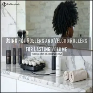 Using Hot Rollers and Velcro Rollers for Lasting Volume Using Hot Rollers and Velcro Rollers for Lasting Volume