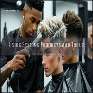 Using Styling Products and Tools