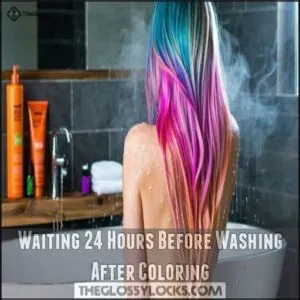 Waiting 24 Hours Before Washing After Coloring