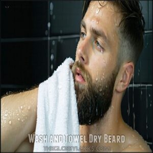 Wash and Towel Dry Beard