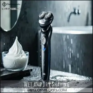 Wet and Dry Shaving