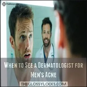 When to See a Dermatologist for Men's Acne