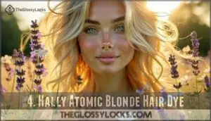 4. hally atomic blonde hair dye