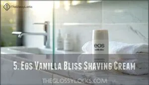 5. eos vanilla bliss shaving cream
