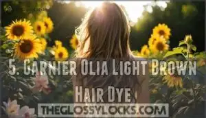 5. garnier olia light brown hair dye
