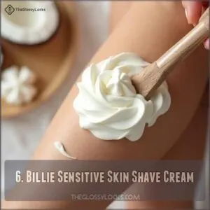 6. billie sensitive skin shave cream