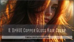 8. dphue copper gloss hair color