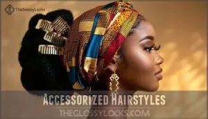 accessorized hairstyles