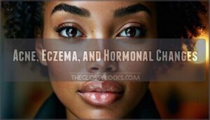 acne, eczema, and hormonal changes