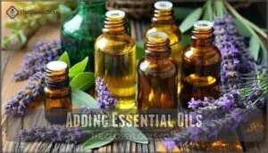 adding essential oils adding essential oils