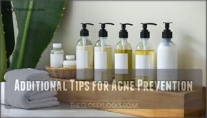 additional tips for acne prevention