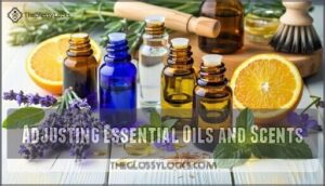 adjusting essential oils and scents
