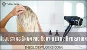 adjusting shampoo routine for hydration