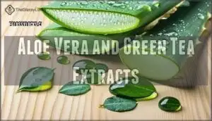 aloe vera and green tea extracts