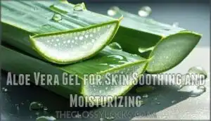 aloe vera gel for skin soothing and moisturizing